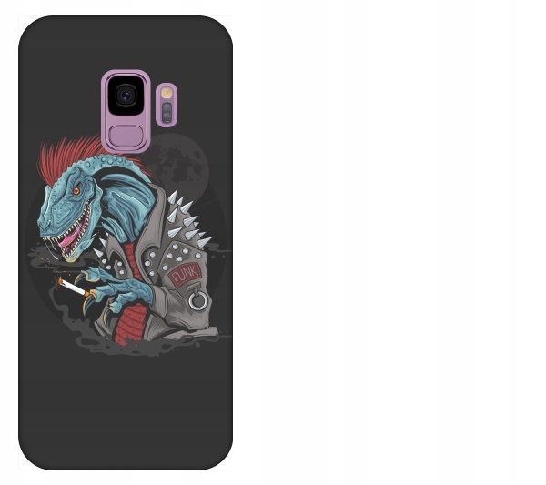 

Etui pokrowiec Samsung Galaxy S9 Punk dinozaur