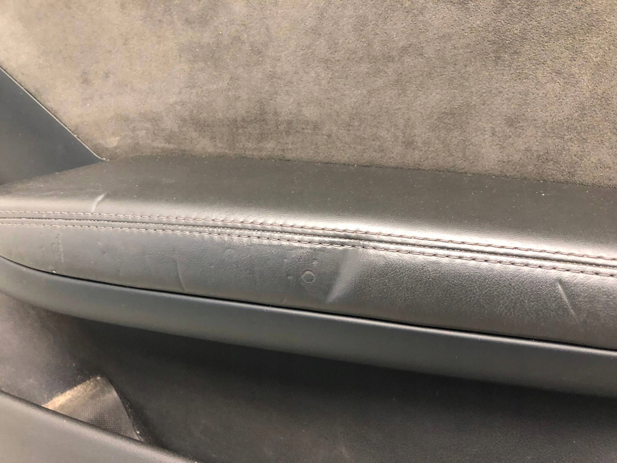side door leather ALCANTARA right front AUDI A5 COUPE 8T1867106