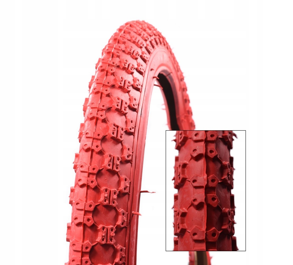 Opona rowerowa 20x2.125 (57-406) czerwona