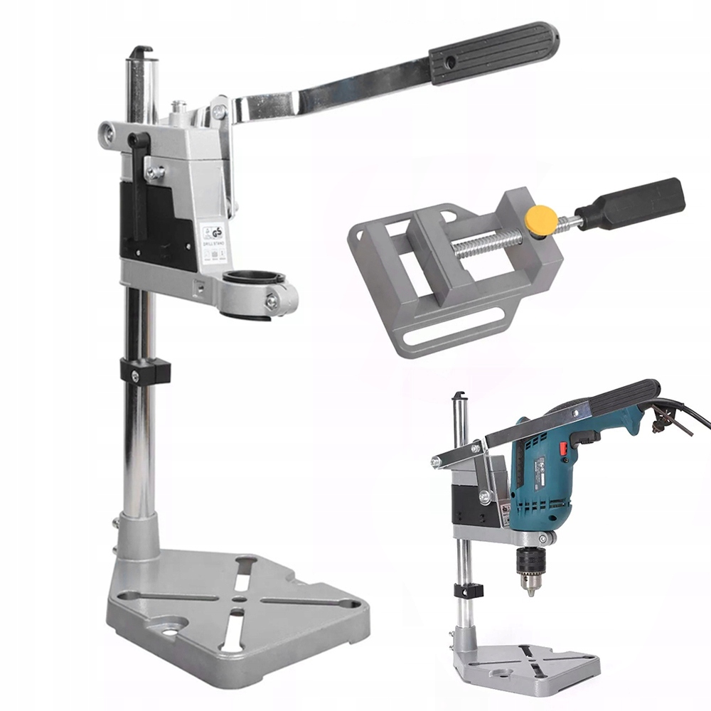 Wiertarka Statyw Stojak Wiercona Uchwyt 38-43MM Do Wiertarki Ręcznej Metal