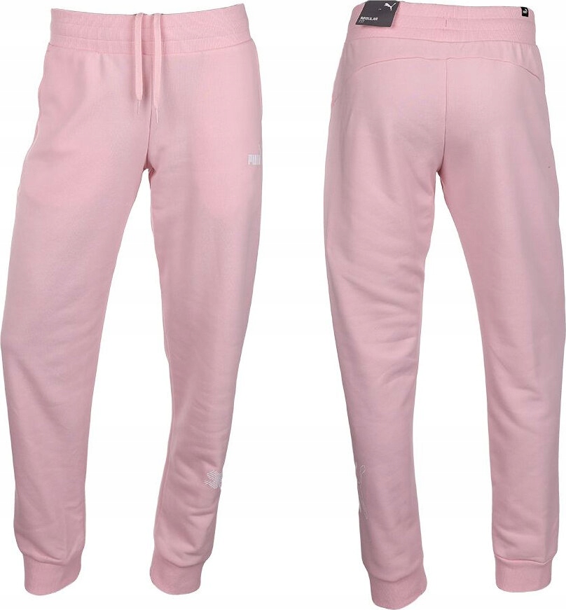 Dámské Kalhoty Puma Power Graphic Pants Růžové 847115 16, velikost L