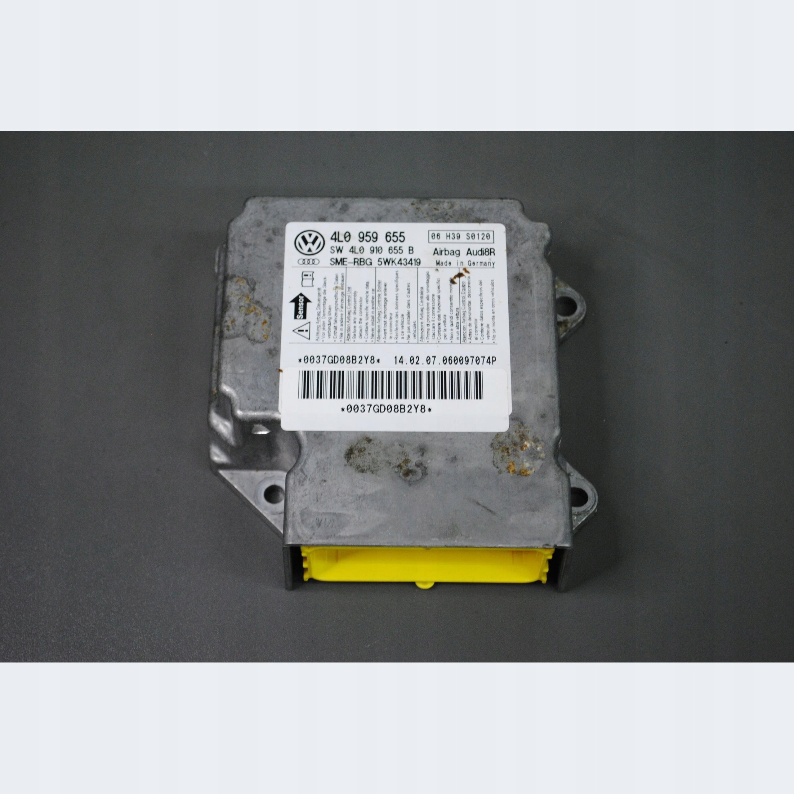 modulo SENSOR airbag airbag AUDI Q7 4L 4L0959655
