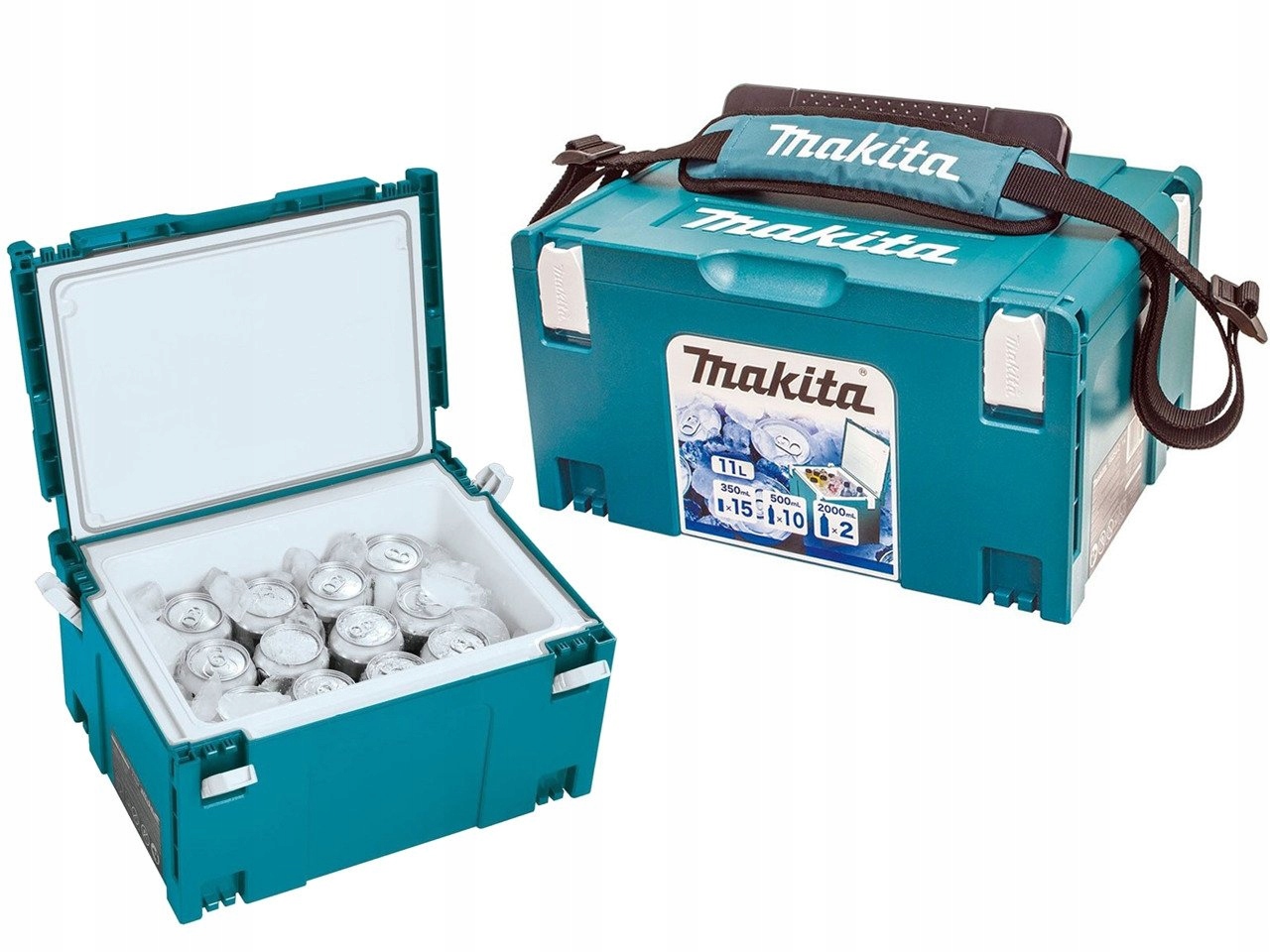 Makita Lodówka turystyczna chłodziarka walizka Makpac III 3 11L 198254-2