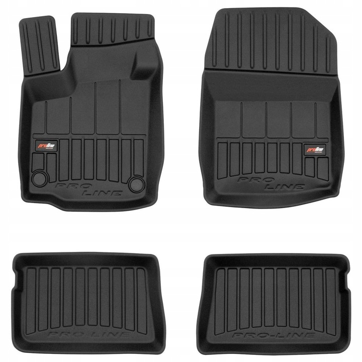 Gumové Koberce Renault Twingo 2 2007-2014 Korytka 3D