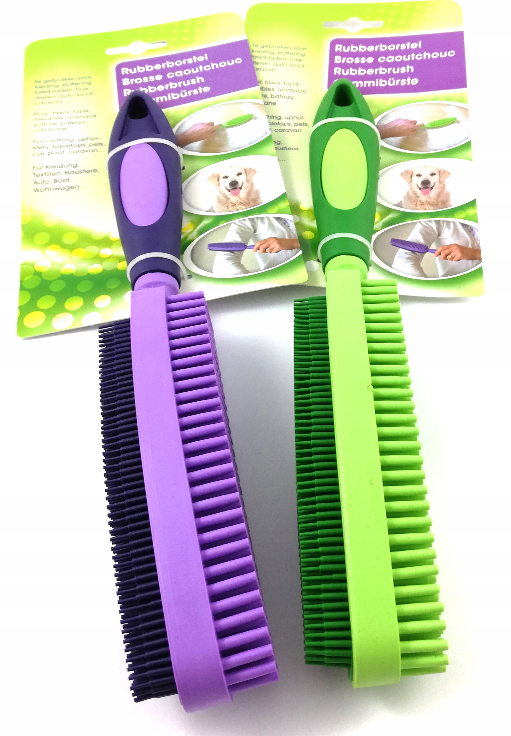 MIOTŁA SZCZOTKA GUMOWA DWUSTRONNA DO SIERŚCI 10541409915 - Allegro.pl