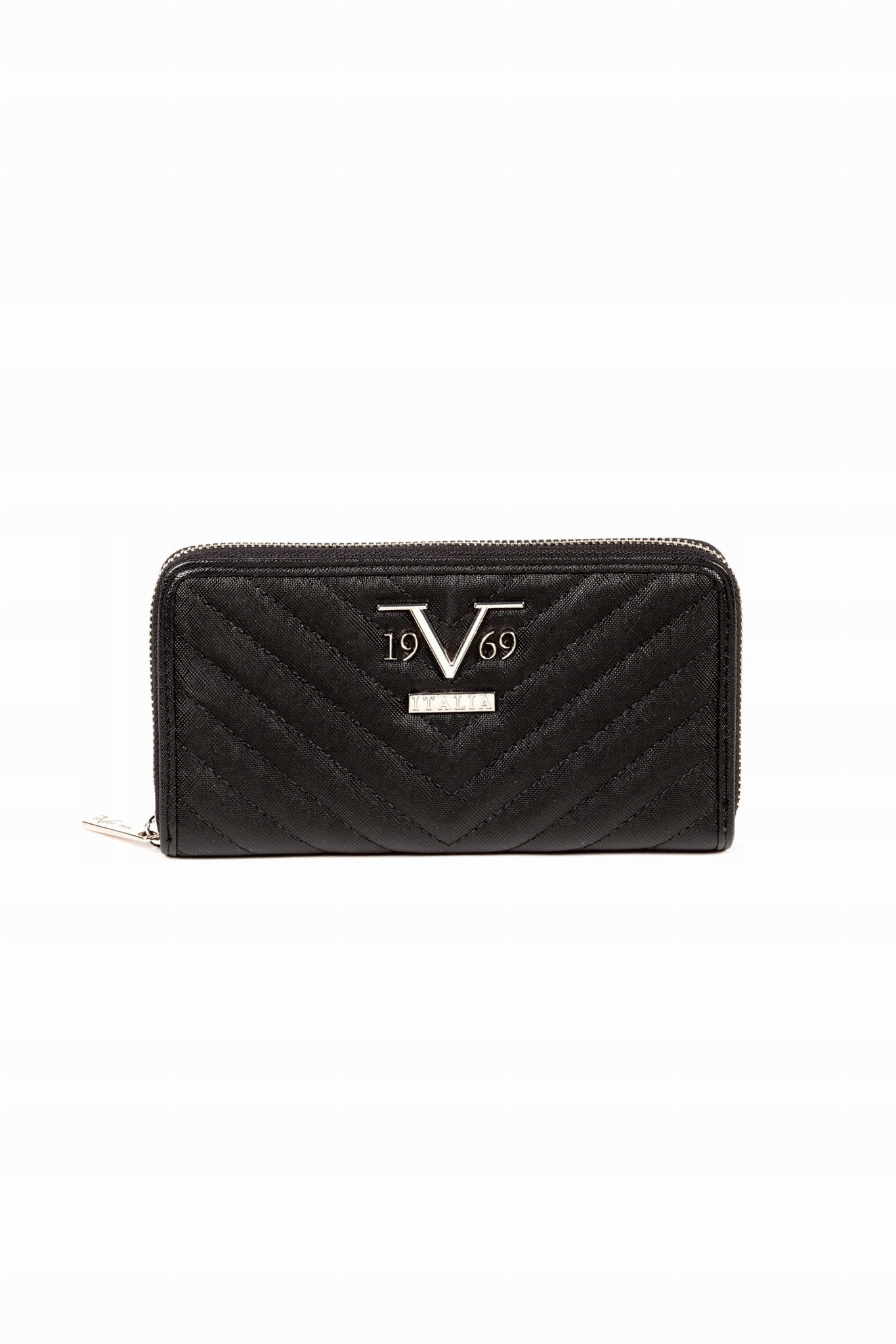 V 1969 ITALIA BY VERSACE Czarny portfel LOLA S