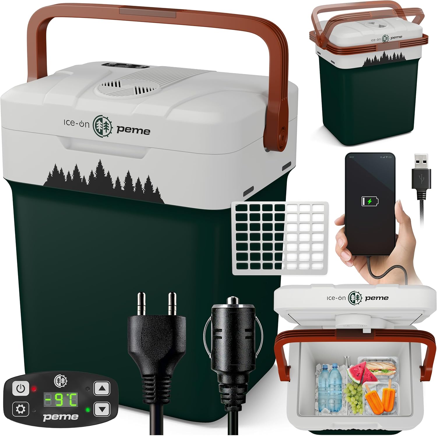 Lodówka Turystyczna Termoelektryczna 26L 12V 230V Eco