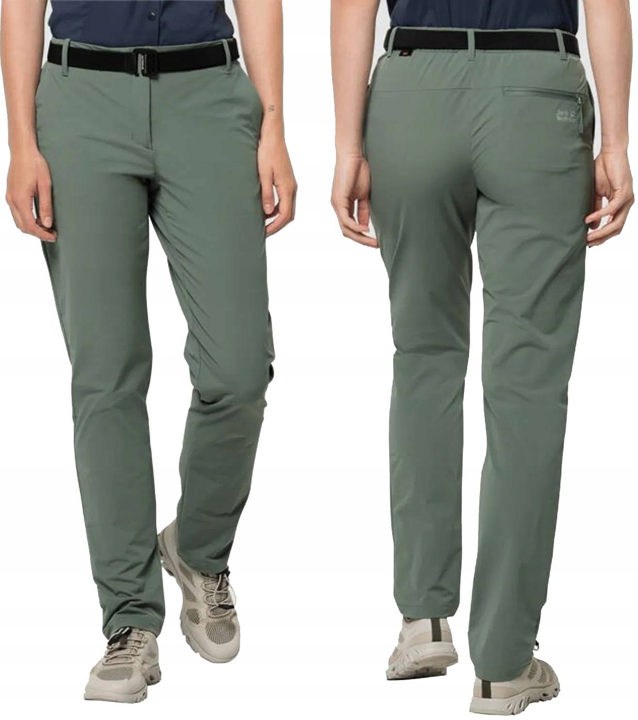 Jack Wolfskin Pack & Go Spodnie Trekkingowe Turystyczne Damskie Górskie S