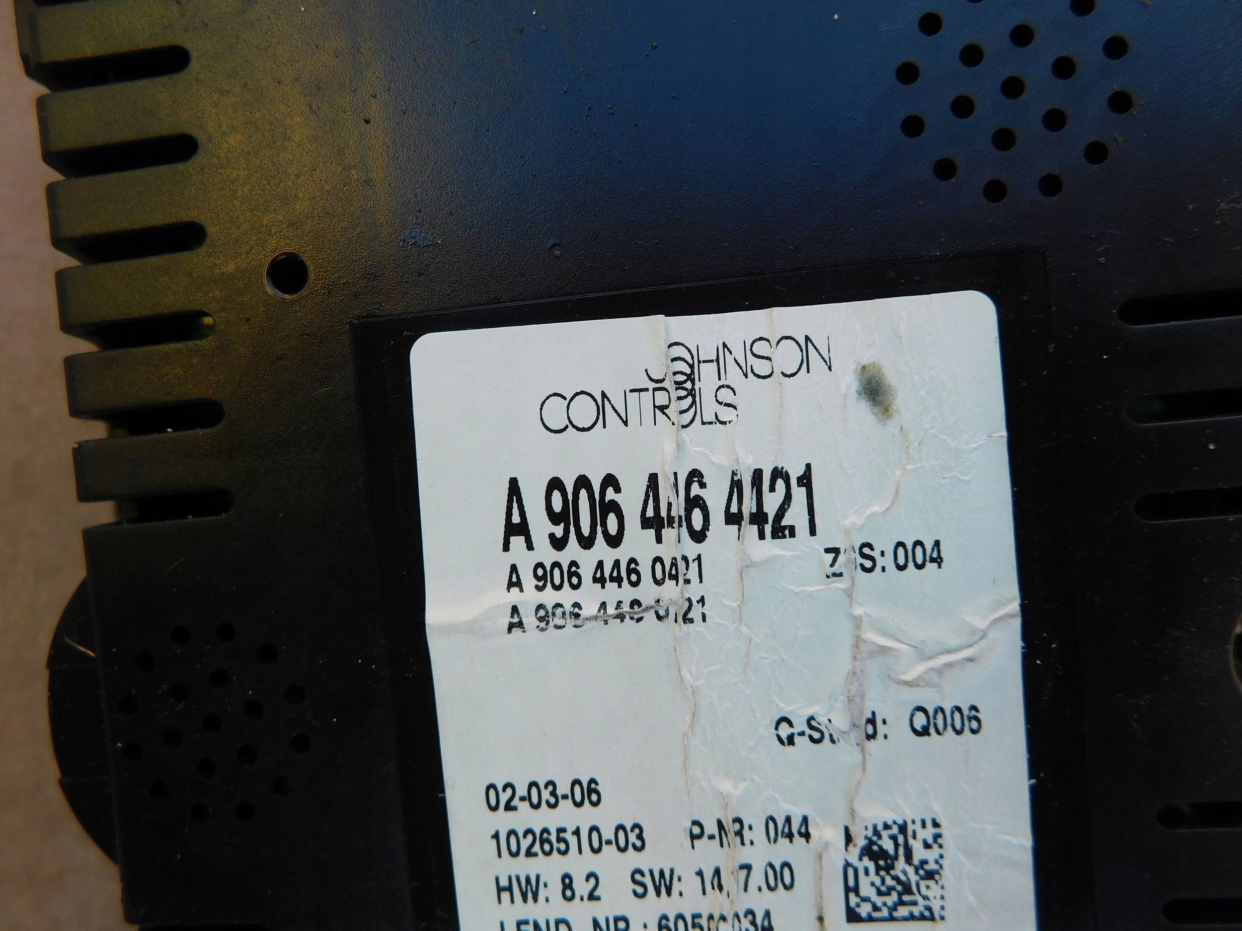 A9064464421 dials dials predkosciomierz Europa Sprinter 906 LIFT z frame