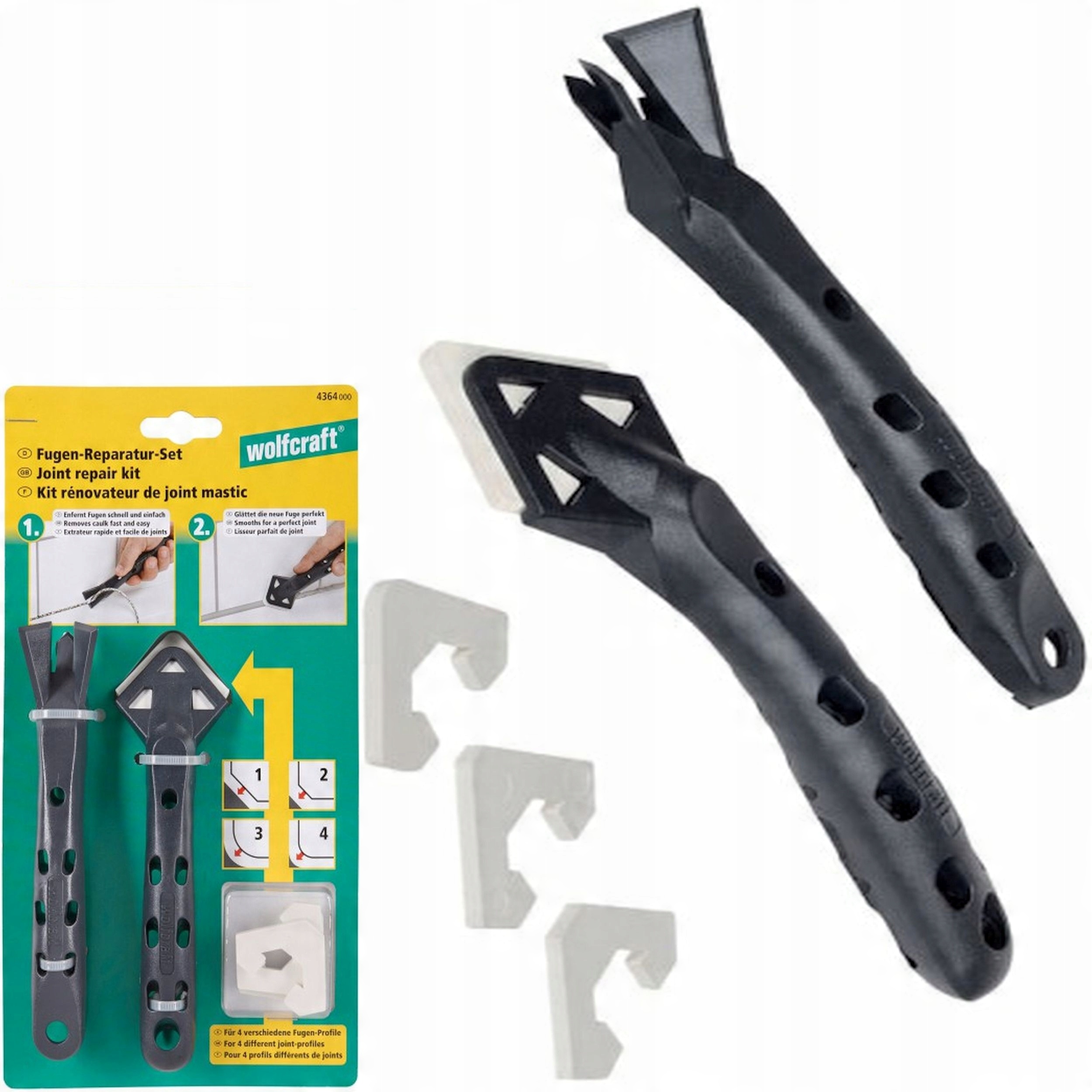 

Wolfcraft Zestaw naprawczy do fug 4364000
