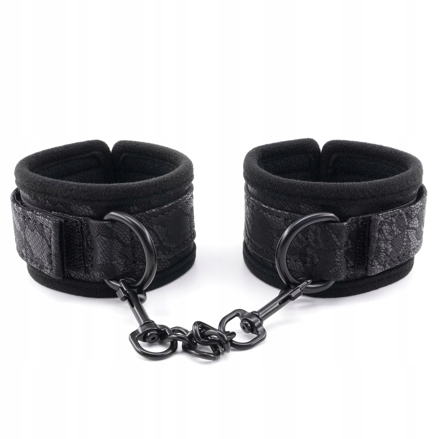 BONDAGE Zestaw Skórzanych Kajdanek i Wiązań Dla Kobiet i Mężczyzn BDSM — miniatura 4