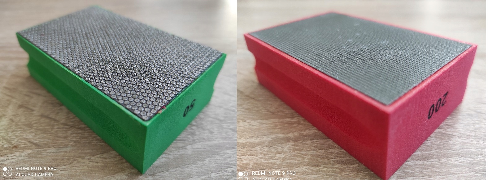 DIAMENTOWE KOSTKI GĄBKI SZLIFOWANIA GRESU P50+P200