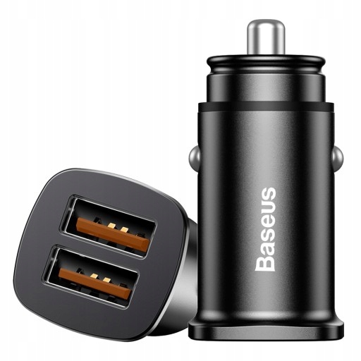 

Baseus Ładowarka Samochodowa 2xUSB QC3.0 Scp 30W