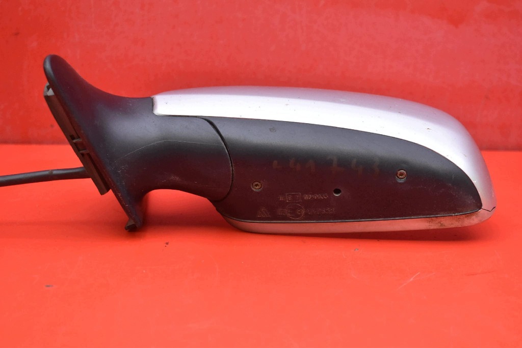 mirror left silver manually EU 012658 SKODA FABIA 1 and 99-04