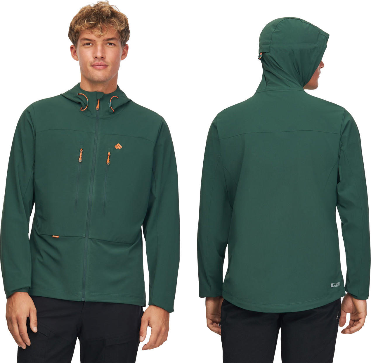 Kurtka Softshell Męska Rower Góry Trekking Alpinus Pourri r. L Zielona