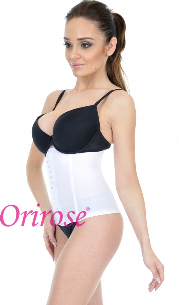 Orirose PAS mocno WYSZCZUPLAJĄCY modelujący BRZUCH talię poporodowy SIZE + Materiał dominujący poliamid