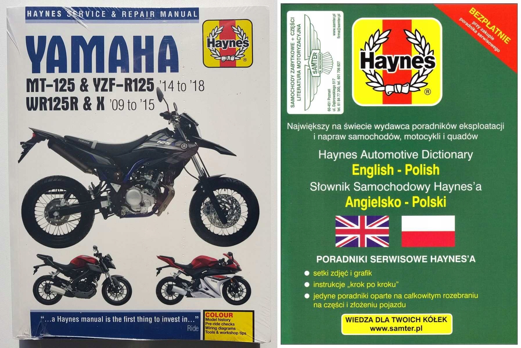 Yamaha WR125R WR125X (2009-2015) посібник з ремонту