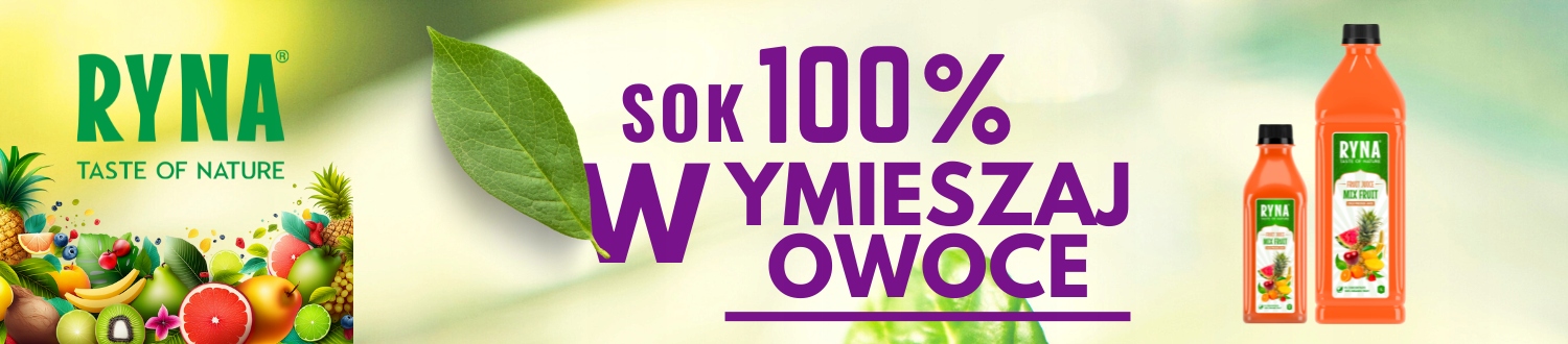 RYNA MIX FRUIT JUICE DRINK 1L Trade name RYNA Mieszanka Soku Owocowego