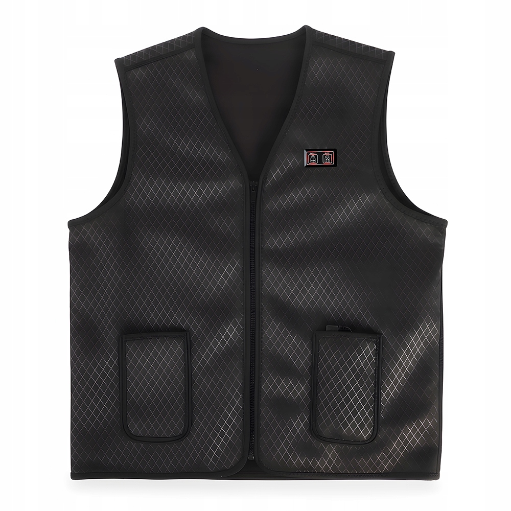 Vyhřívaná Vesta Unisex 9 Zón Usb L Bez Rukávů, Teplá