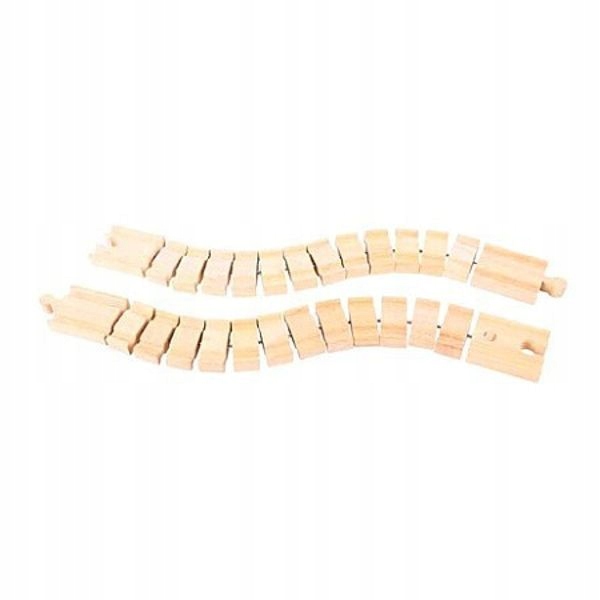 

Elastyczne tory do kolejki 2 el. Bigjigs Rail