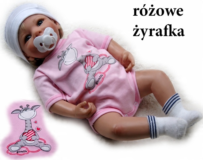 

Body pajacyk nadruk 62 krótki rękaw bawełniane