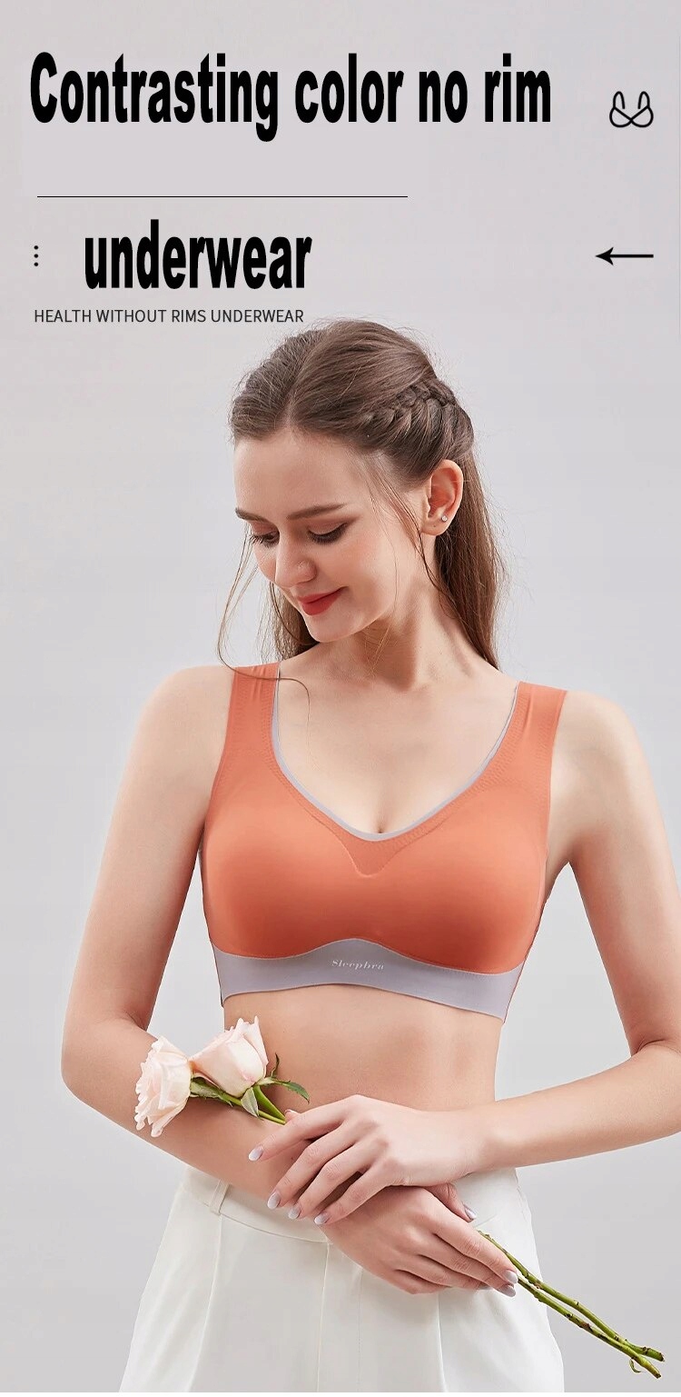 Seamless Sports Bra Push Up Bralette Underwear Sleep Bras For Women Gathers  Shock-proof Female Push Up Padded Gym Fitness Bras