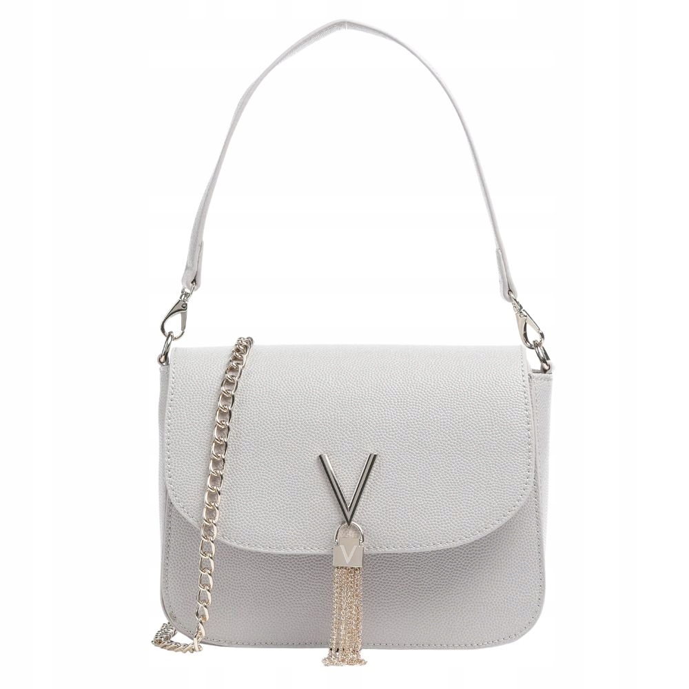 Kabelka kabelka přes rameno Valentino by Mario Valentino eko kůže šedá