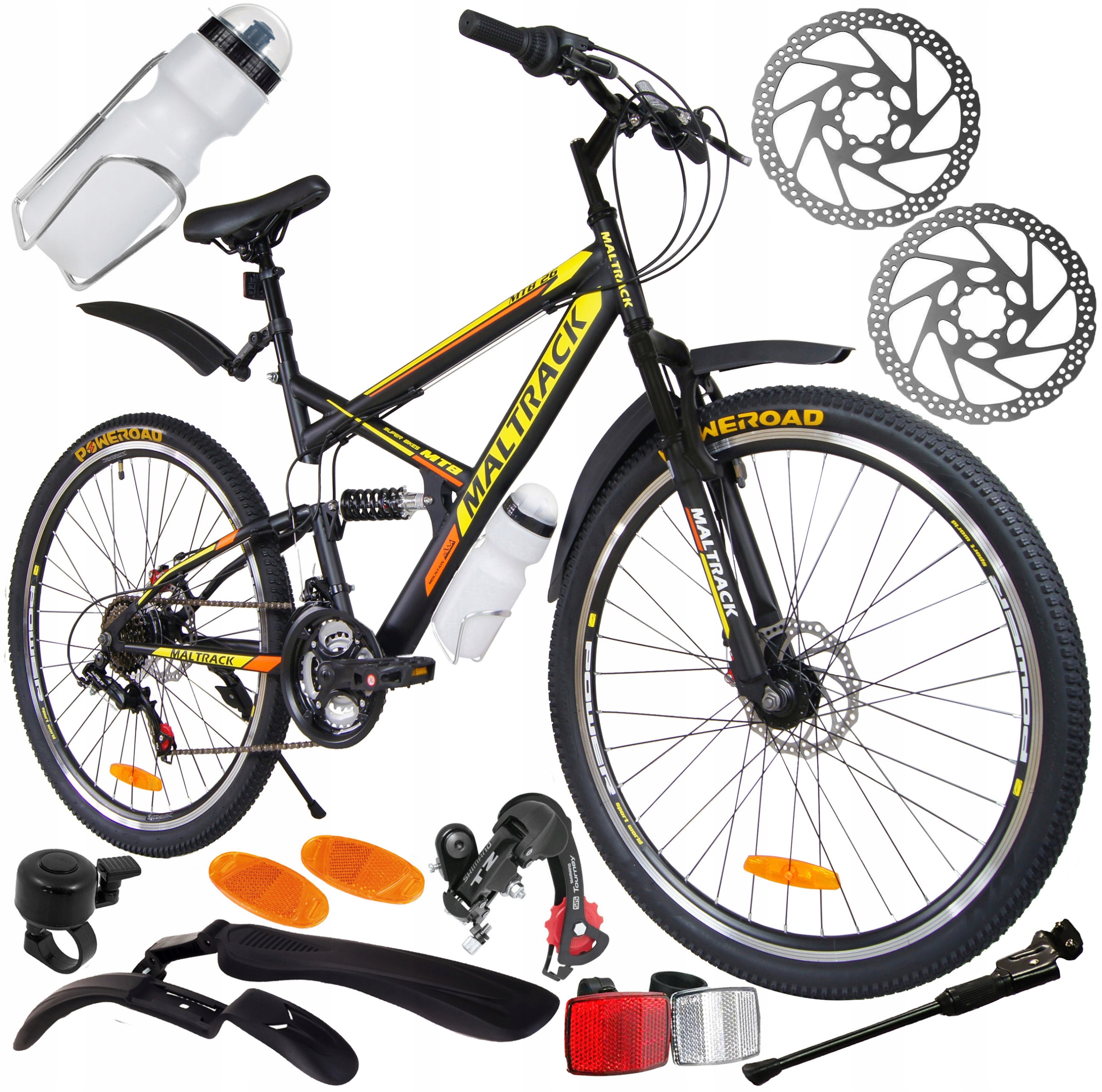 

Rower Górski Mtb 26'' Shimano Pełna Amortyzacja