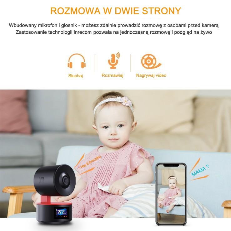 Kamera Tuya Smart SCO12-WL2 z funkcją alarmu i aut Seria SCO12