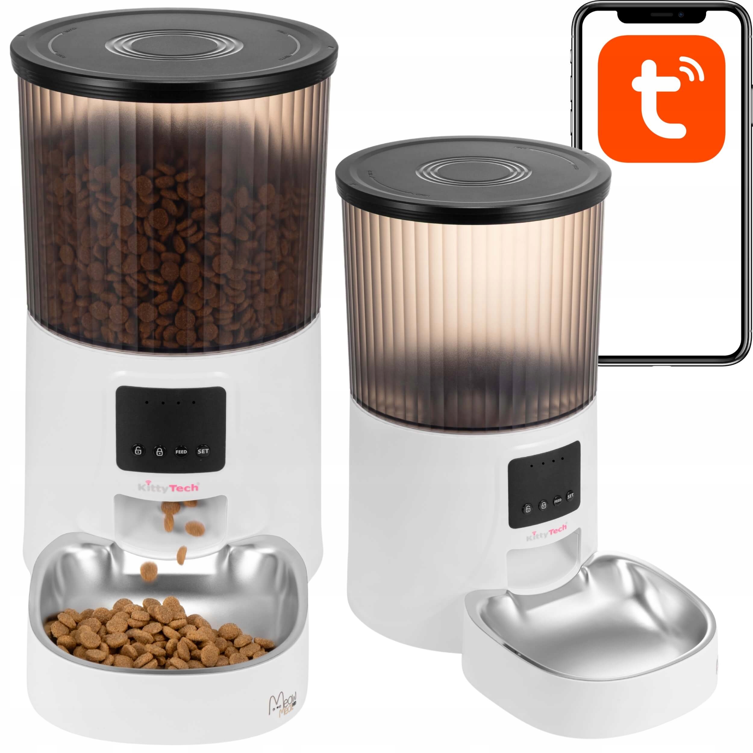 Levně Automatický podavač krmiva pro kočky WiFi Tuya MeowMeal KittyTech