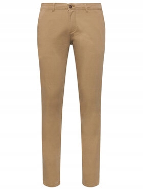 Jack Jones Chinosy Męskie beżowy 12150160