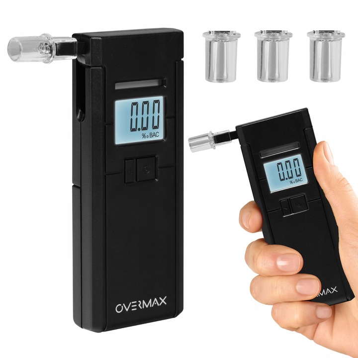 ALKOMAT MOBILNY ALKOMAT NA PREZENT DARMOWA KALIBRACJA OVERMAX AD-05 ZESTAW Marka Inna