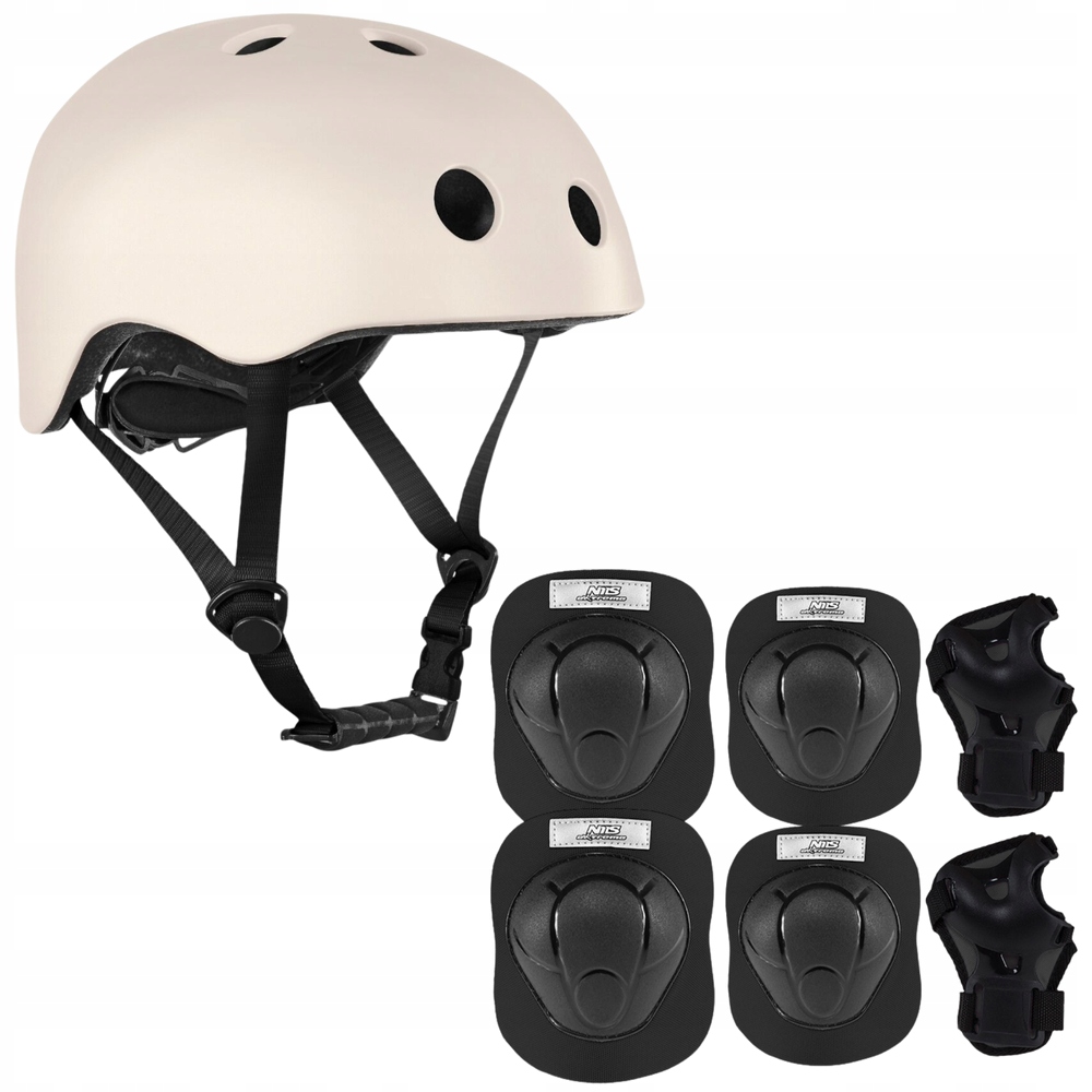 Kask Rowerowy Na Deskorolkę Regulowany Dla Dziecka 54-58 cm Ochraniacze M