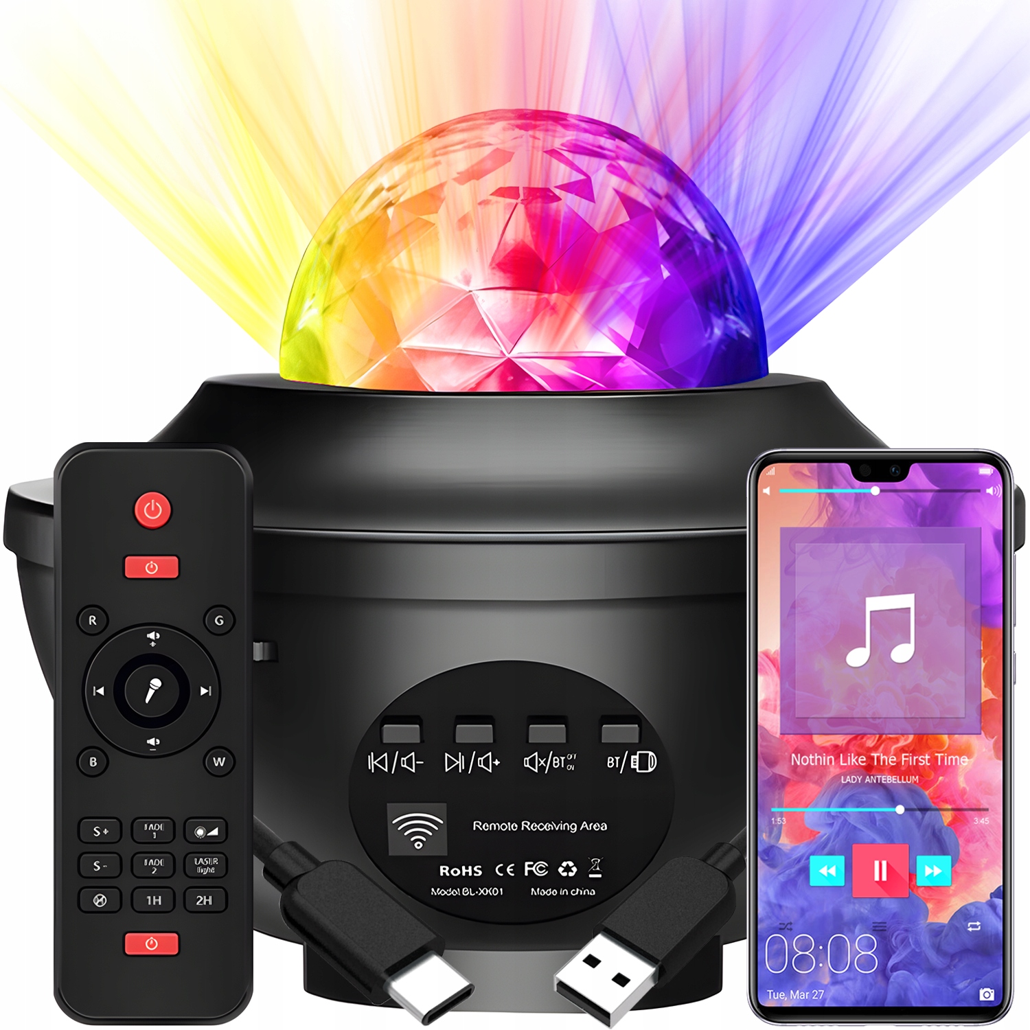 

Projektor Gwiazd Star Lampka Nocna Led Usb Pilot