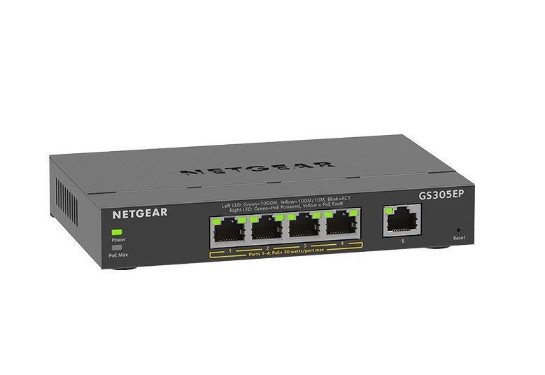 Přepínač Netgear GS305EP-100PES (1x 10/100/1000
