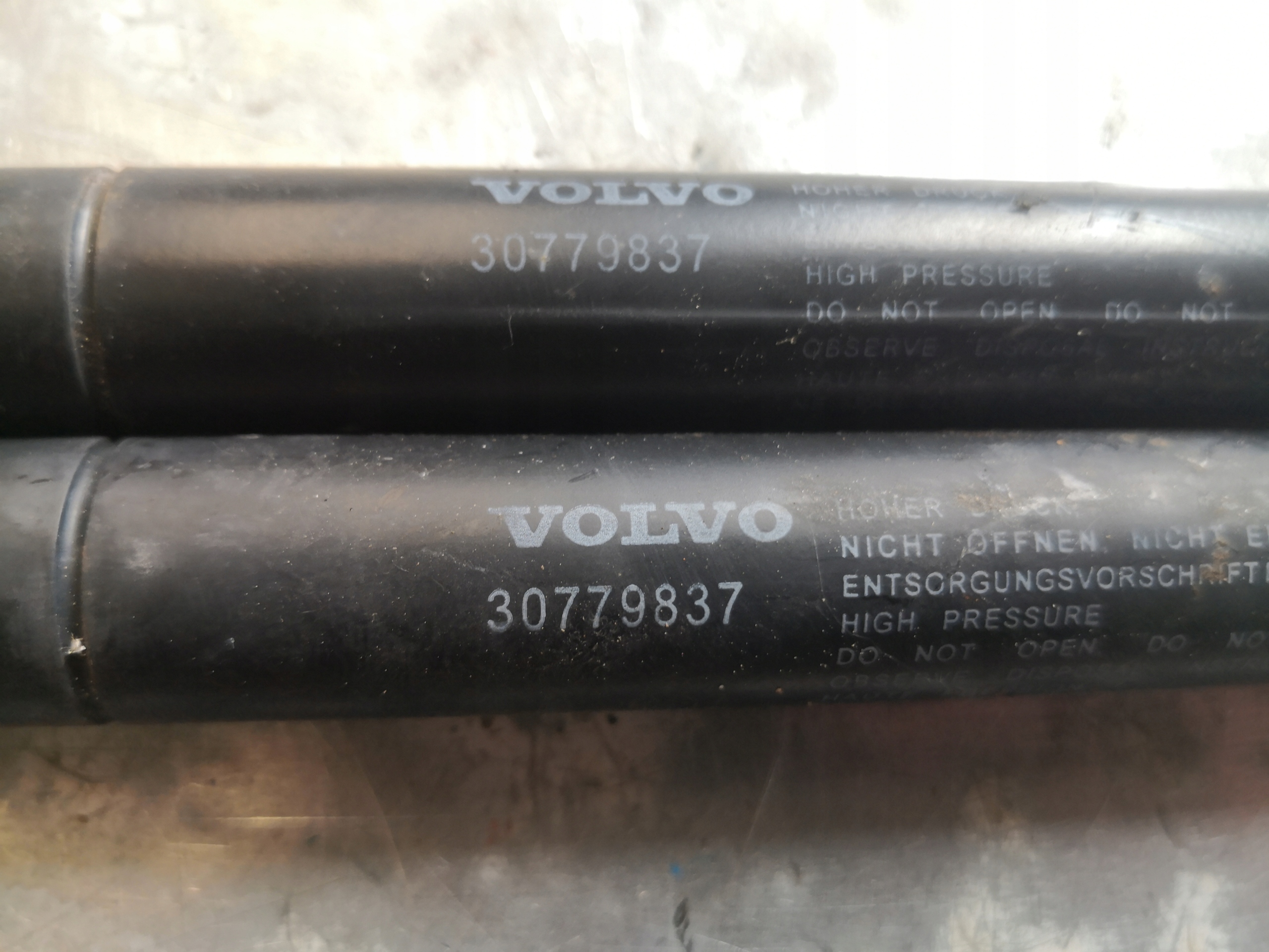 SILOWNIKI bonnet boot VOLVO S80 30779837