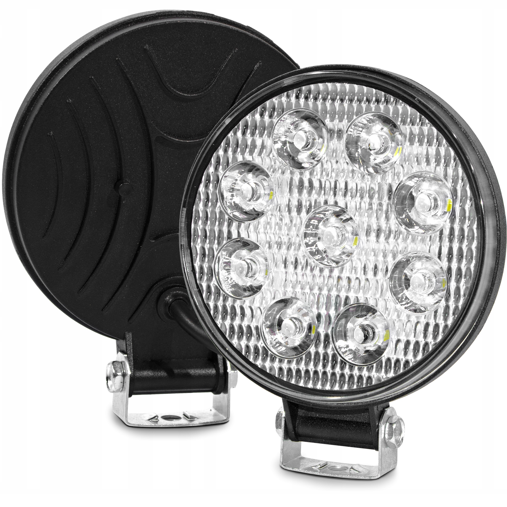 LAMPA ROBOCZA 9 LED HALOGEN 27W 12V 24V LEDOWA