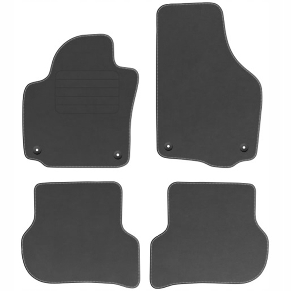 

Vw Golf Plus Dywaniki welur Comfort Grafit stopery