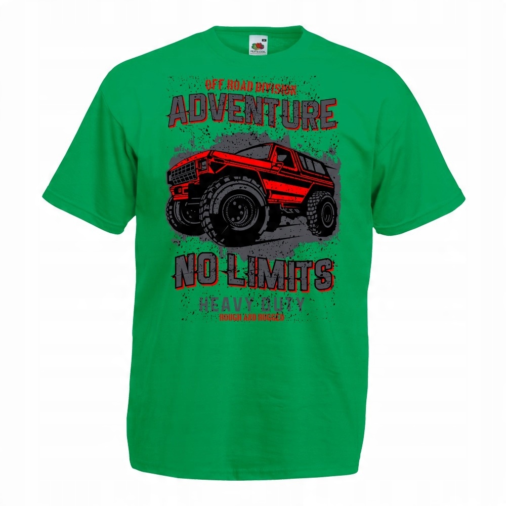 

Koszulka jeep samochód auto off road L zielona