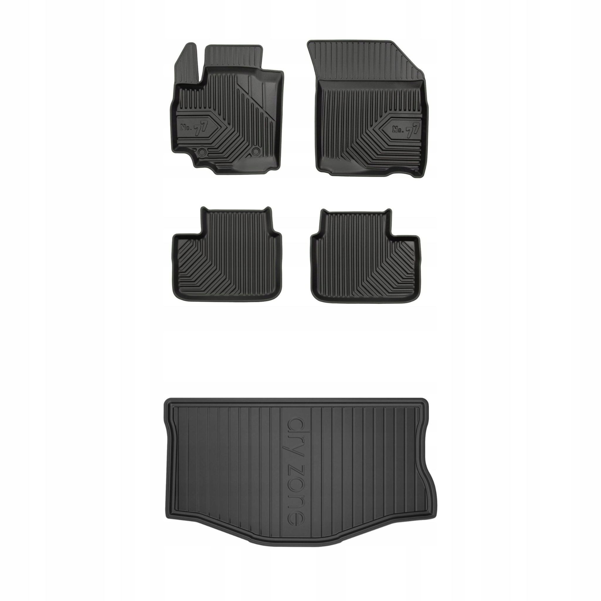 Sada gumových kobercov a rohoží pre Suzuki Swift IV