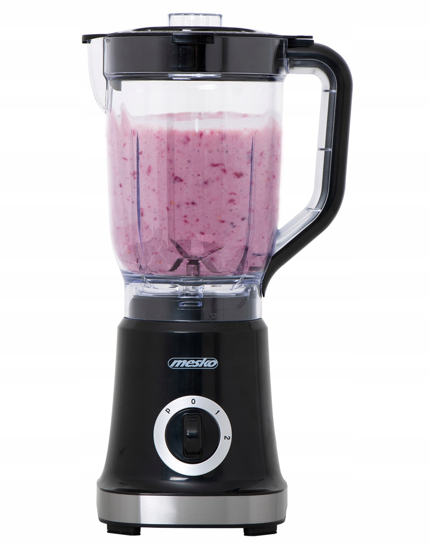 Kalichový Mixér 1,8L 1000W pro Smoothie Polévky Krémů Černý Mesko
