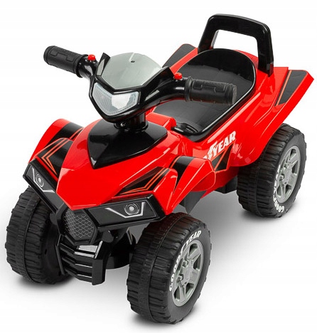 Jeździk Quad Goodyear Chodzik Popychacz Dźwięki Klakson