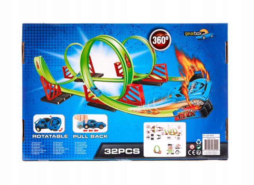 Tor samochodowy z samochodzikiem pull back Marka inna