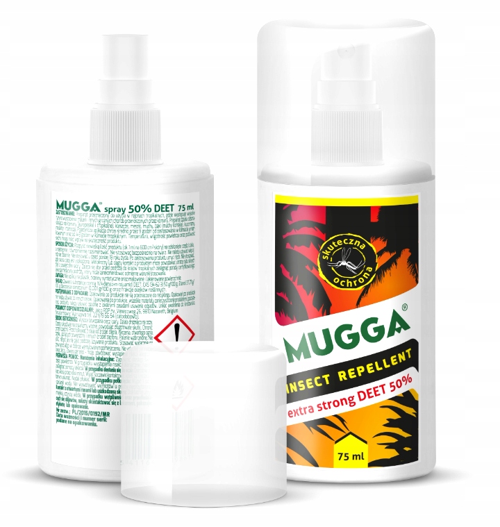 SPRAY ŚRODEK NA KOMARY I KLESZCZE MUGGA STRONG MOC EAN (GTIN) 0071990706227