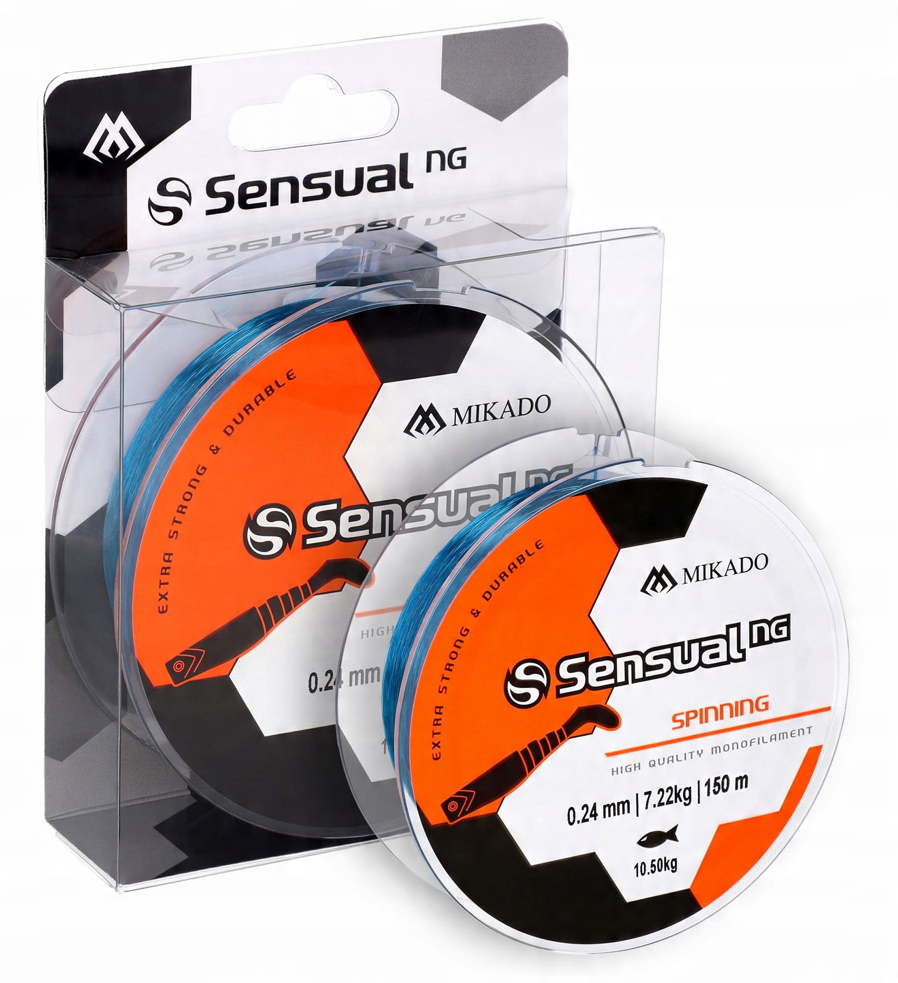 

Mikado Żyłka Sensual Ng Spinning 0,26mm 150m Blue