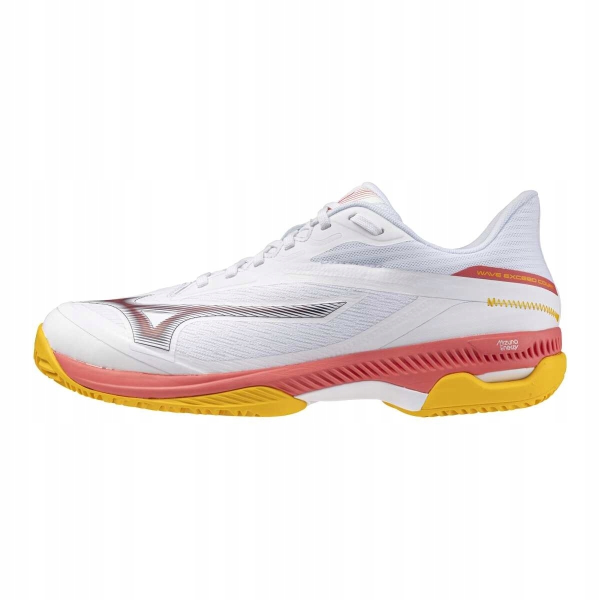 Mizuno Wave Exceed Court CC(M) White/Calypso Coral/Citrus 42.0/8.0
