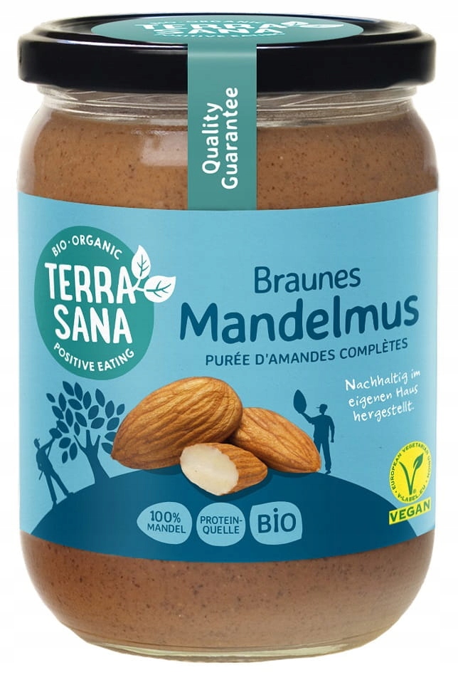 Levně Krém Z Pražených Mandlí 100 % Bio 500 g Terrasana