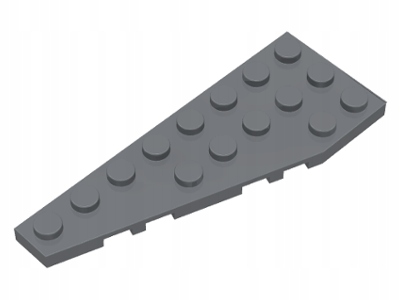 

Lego Płytka lewa 8x3 Ciemny Szary 50305 Nowy