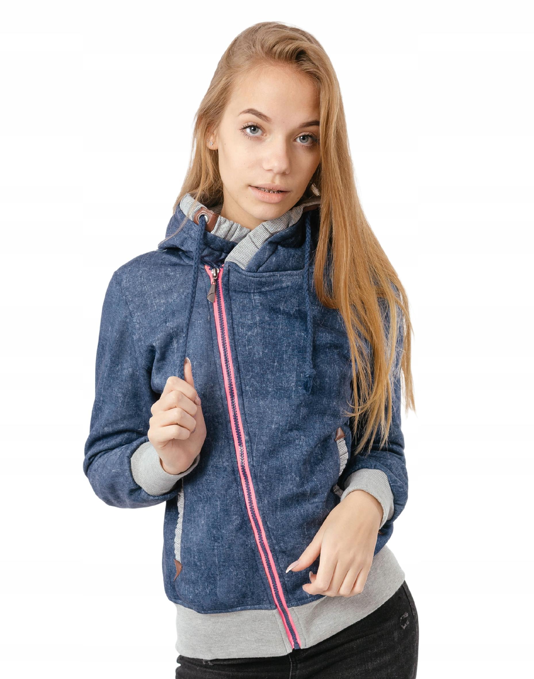 

Ciepła Bluza Bawełniana Damska Rozsuwana B18-1 XL