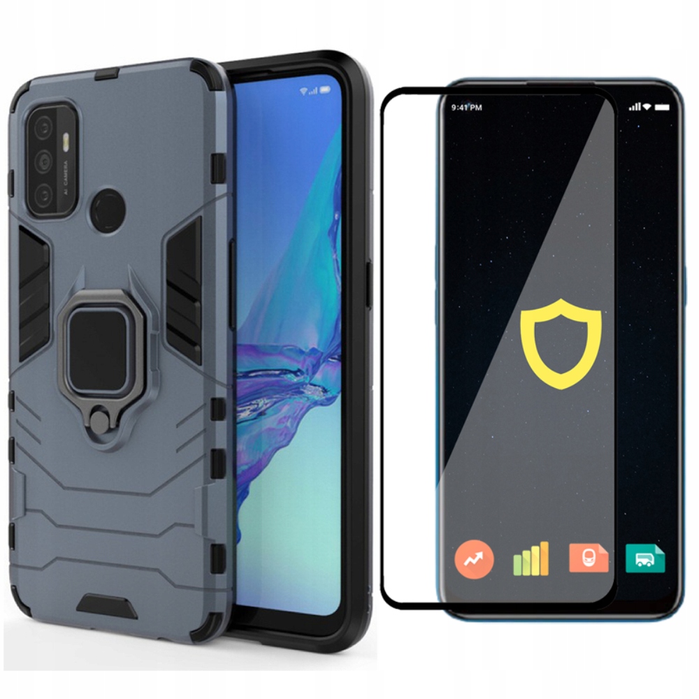 

Etui Case X-ring Pancerne Do Oppo A53 2020 Szkło